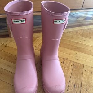 Hunter Pink Rain Boots
